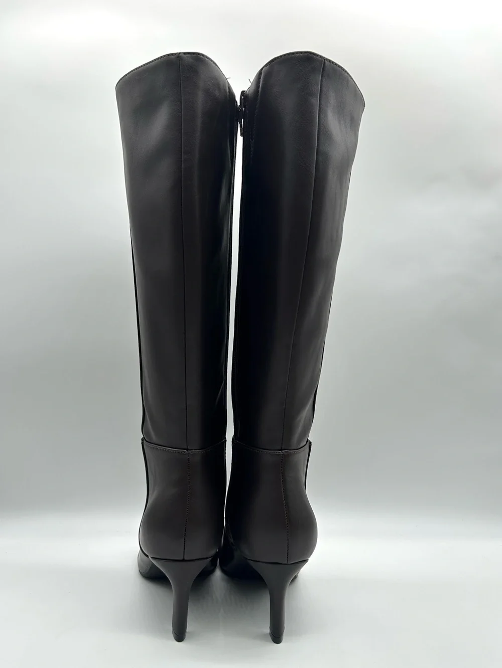UNISA Lilane-J Tall Brown Boots Size 8 Medium Knee High Pointed Toe Dress Boots - Picture 8 of 13